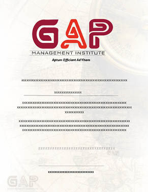 GAP Certificate